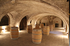 Historischer Weinkeller im Franziskanerkloster Frauenkirchen