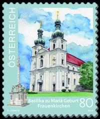 Briefmarke Basilika Frauenkirchen