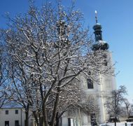 Basilika im Schnee, 9. Jänner 2017