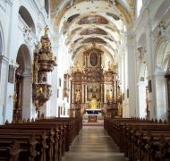 Basilika Frauenkirchen Innenansicht der Kirche